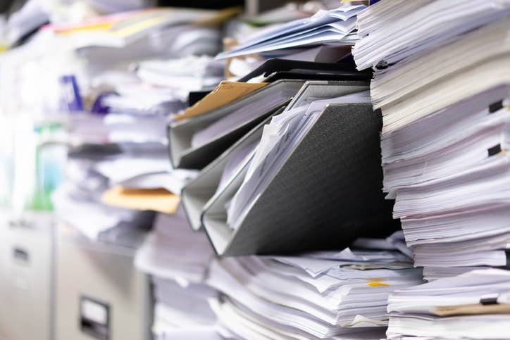 Shred all documents policy