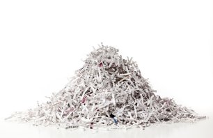 Pile of Shredded documents, great to use when talking about personal security.
